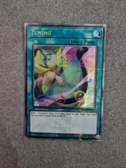 RA04-EN144 Tuning - Quarter Century Secret Rare 1st Ed Synchron Card Stardust - Image 1