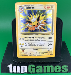 Pokemon TCG Jolteon Jungle 4/64 Holo Unlimited Holo Rare HP - Image 1