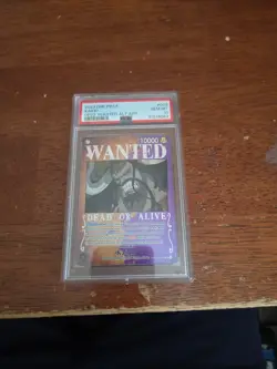 2023 ONE PIECE OP03-PILLARS OF STRENGTH WANTED ALTERNATE ART #003 KAIDO PSA 10 - Image 1