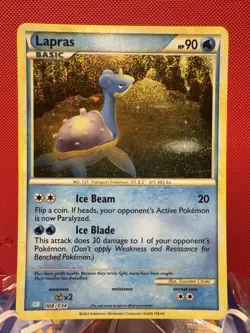 Lapras 008/034 CLB Classic Blastoise Deck Holo Pokemon TCG 2023 NM #672 - Image 1