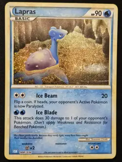 Lapras 008/034 CLB Classic Collection Blastoise Deck Holo Pokemon TCG 2023 NM - Image 1