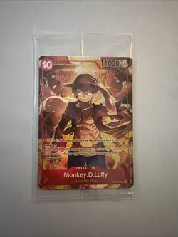 One Piece TCG Monkey.D.Luffy ST10-006 Promo Treasure Booster Sealed - Image 1
