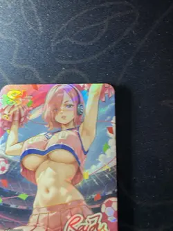 Goddess Reiju Cheerleaders Preimium Thick Card Waifu Doujin One Piece Full Art - Image 3