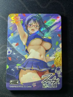 Goddess Tashigi Cheerleaders Preimium Thick Card Waifu Doujin One Piece Full Art - Image 1