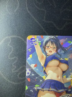 Goddess Tashigi Cheerleaders Preimium Thick Card Waifu Doujin One Piece Full Art - Image 2