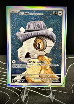 CUSTOM TCG FAN ART CARD CUBONE - Image 1