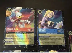 Disney Lorcana Magical Places Stitch Rapunzel Donald Duck EPCOT Promo Cards Set - Image 2