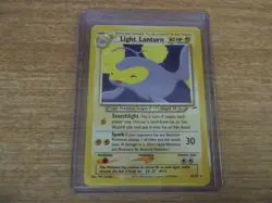 Pokemon Card Vintage Rare Light Lanturn Neo Destiny 23/105 WotC NM/LP - Image 1
