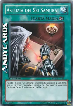 Astuzia dei Sei Samurai ☻ Comune ☻ RYMP IT109 ☻ YUGIOH ANDYCARDS - Image 1