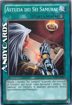 Astuzia dei Sei Samurai ☻ Comune ☻ SDWA IT027 ☻ YUGIOH ANDYCARDS - Image 1