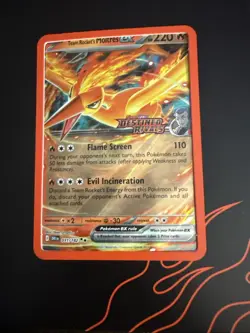 Pokemon TCG Team Rocket's Moltres ex Destined Rivals Stamped UPC Promo Set - Image 2