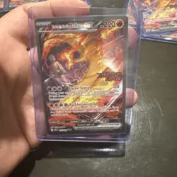 Pokemon TCG Team Rocket's Moltres ex Destined Rivals Stamped UPC Promo Set - Image 1