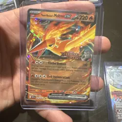 Pokemon TCG Team Rocket's Moltres ex Destined Rivals Stamped UPC Promo Set - Image 2