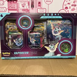 Pokemon Vaporeon VMAX Premium Collection Box Sealed - Image 2