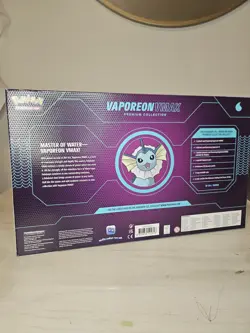 Pokemon TCG Vaporeon VMAX Premium Collection Box Evolving Skies, New/Sealed - Image 4