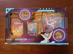 Pokemon TCG Vaporeon VMAX Premium Collection Box NEW SEALED Eevee - Image 1