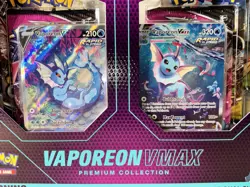 Pokemon TCG Vaporeon VMAX Premium Collection - New, Factory Sealed - Image 1