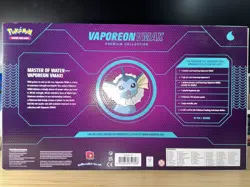Pokemon TCG Vaporeon VMAX Premium Collection - New, Factory Sealed - Image 4