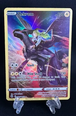 NM/M Zekrom - TG05/TG30 Ultra Rare Brilliant Stars Pokemon TCG - Image 1