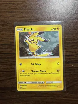Pokemon TCG: Sun And Moon Black Star Promo Holo Pikachu SM98 - Image 1