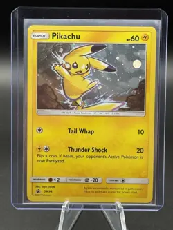 Pokemon TCG: Sun And Moon Black Star Promo Holo Pikachu SM98 - Image 3