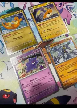 Pokemon 151 Sam’s Club Mini Tin Bundle Set of 4 Cosmos Holo Promos (Promos only) - Image 1