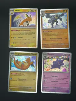 Pokemon 151 Sam’s Club Mini Tin Bundle Set of 4 Cosmos Holo Promos (Promos only) - Image 1