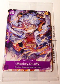 One Piece En Card Game Promo Carte Monkey.D.Luffy P-041 Sealed English Mint - Image 1