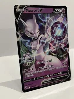Pokemon Go TCG Mewtwo V Ultra Rare Holo Card 30/78 - Image 2