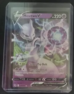 Pokemon Go Mewtwo v Ultra Rare Holo TCG Card 30/78 NM Condition - Image 3