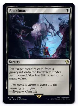 Reanimate NM Commander: Final Fantasy 0282 MTG Regular - Image 1