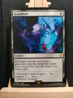Reanimate - Final Fantasy Commander - Rare - NM (see pics) MTG - Image 1