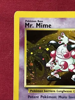 Mr. Mime 6/64 Holo Shiny Card Excellent Condition Italian Pokemon (T100) - Image 3
