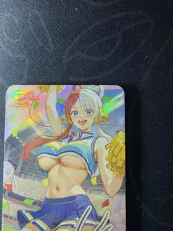 Goddess Uta Cheerleaders Preimium Thick Card Waifu Doujin One Piece Full Art - Image 3