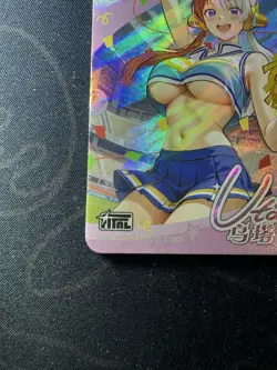 Goddess Uta Cheerleaders Preimium Thick Card Waifu Doujin One Piece Full Art - Image 4