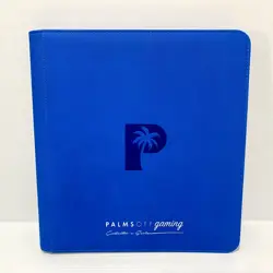 Blue Palms Off 12 Pocket Binder - Pokemon - One Piece Card - Image 1