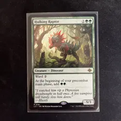 x1 Hulking Raptor LCI MTG 191 RARE M/NM 1x - Image 1