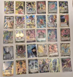 30 Dragon Ball Z Card Lot SCR And SGR SPR Holo Rare Foil Goku Gohan Super - Image 1