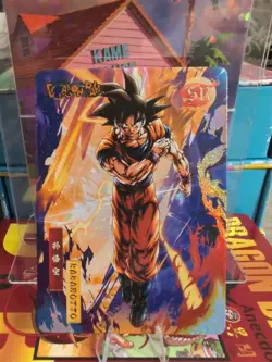 Base Goku DBZ Dragon Ball Z Super Heroes Holo Foil Card DBZ 2025 UR Rare PICS! - Image 3