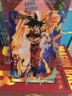 Base Goku DBZ Dragon Ball Z Super Heroes Holo Foil Card DBZ 2025 UR Rare PICS! - Image 5