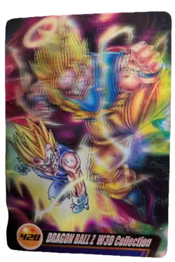 Dragon Ball Z 3D Card Collection 2006 Morinaga Wafer Japan Rare Goku & Vegeta - Image 1