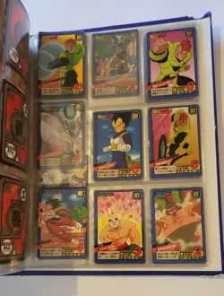 HUGE LOT x335 vintage 90's Bandai Dragon Ball Z cards unsorted some V. rare Kira - Image 5