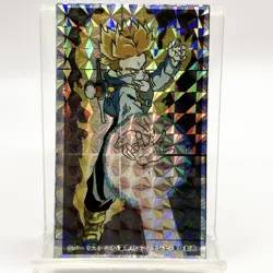 Trunks Dragon Ball Z Vintage Square Menko Card Holo Very Rare Amada Japan F/S - Image 1