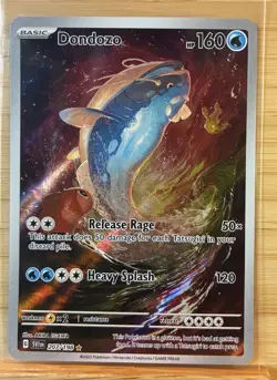 Pokemon TCG Dondozo Scarlet & Violet Base Set Illustration Rare Card 207/198 - Image 1