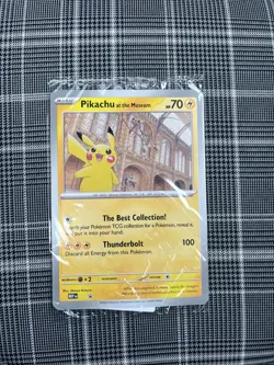 Pikachu At The Museum, Pokemon X Natural History Museum Jumbo Promo - SEALED - Image 1