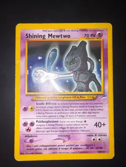 Carta Pokemon Shining Mewtwo 109/105 Set Neo Destiny Ita GOOD - Image 1
