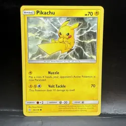 Pokemon SM - Cosmic Eclipse 66/236 Pikachu LP/NM - Image 1