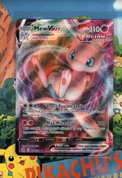 Pokemon TCG Mew VMAX 114/264 Swsh08: Fusion Strike Holo NM/M - Image 1