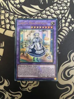 Lady's Dragonmaid - BLMM-EN049 - Ultra Rare - 1st Ed NM | Yugioh - Image 1