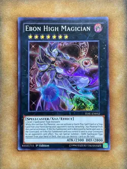 Yugioh Ebon High Magician TDIL-EN052 Super Rare 1st Ed NM - Image 1
